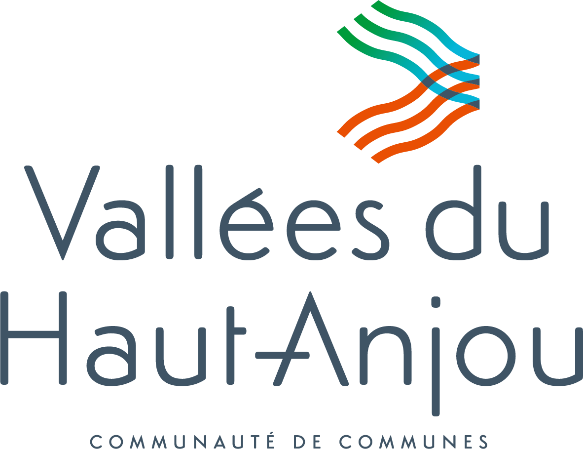 Logo de la Communauté de Communes Vallées du Haut-Anjou CCVHA - label LUCIE