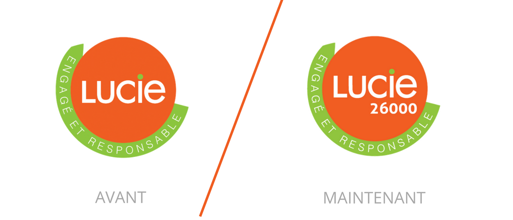 Découvrez le nouveau logo LUCIE 26000 - Label LUCIE