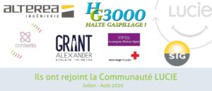 Nouveau membre Communauté Lucie Juillet-Aout