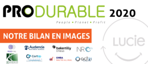 Le bilan en image de Lucie à Produrable