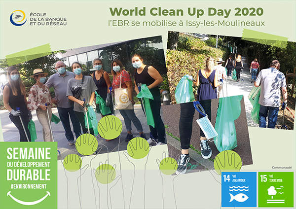 EBR participe au World CleanUp Day - SEDD - Label LUCIE