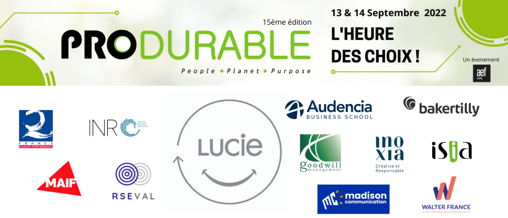 Village LUCIE sur le salon PRODURABLE Paris 2022 - Label LUCIE